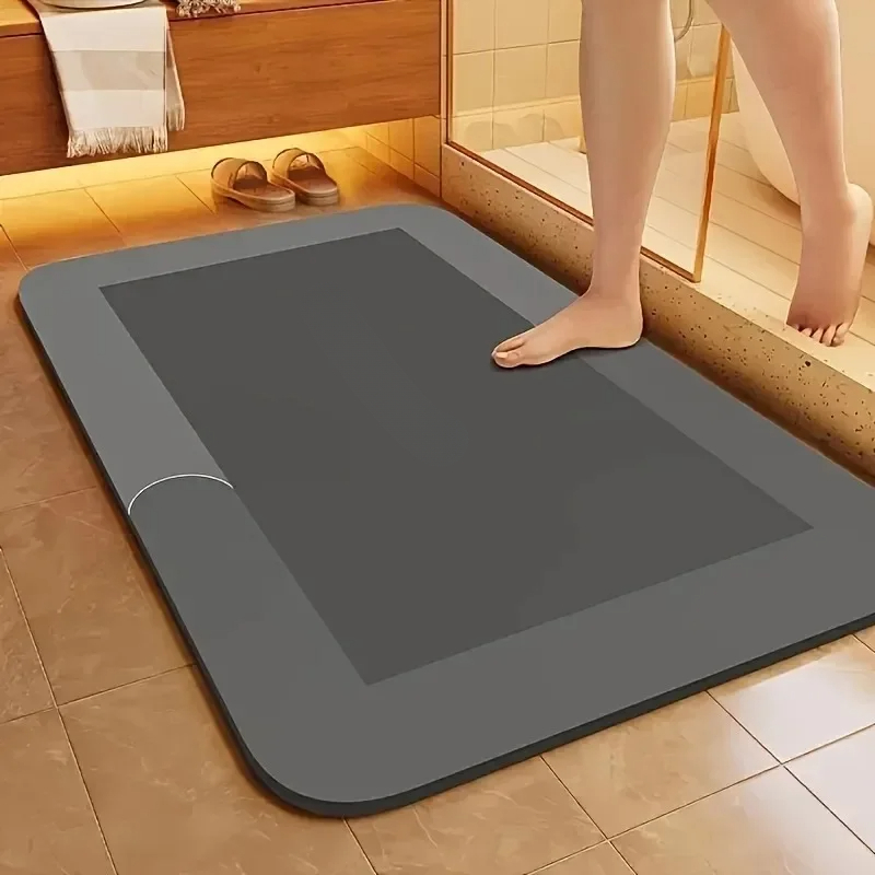 Diatomaceous Earth Bath Mat, S - Bamboo Bath Mat ulasan dan harga