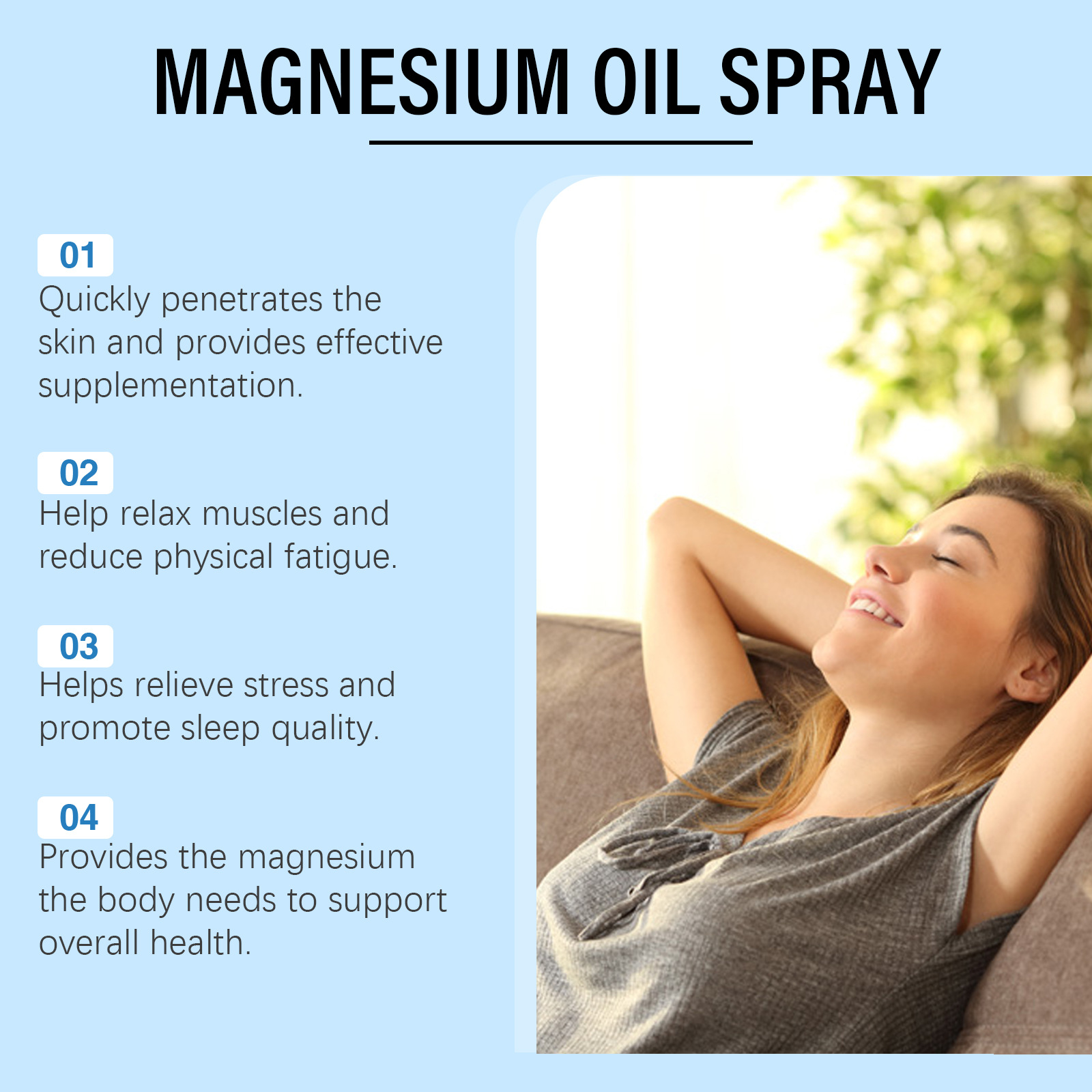Pure Magnesium Oil Spray Natur - Bath Salts Magnesium ulasan dan harga