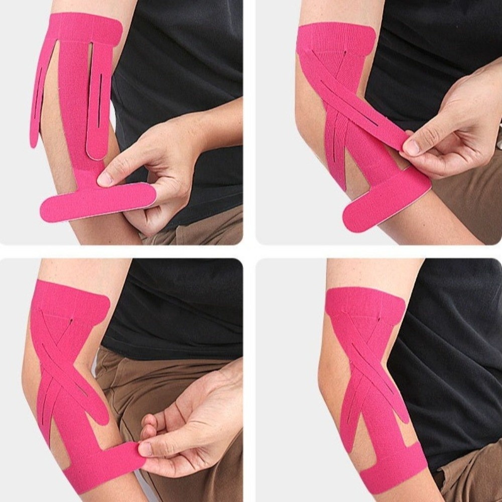 10pcs Stability Waterproof Elb - Sports Taping Precut ulasan dan harga