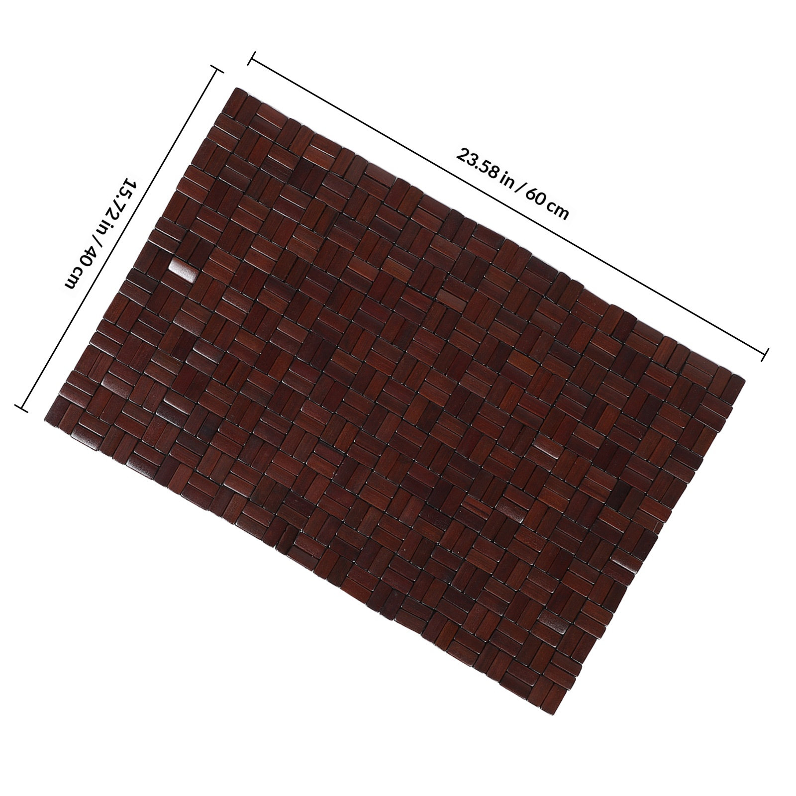 Foldable Bamboo Non-Slip Bath  - Bamboo Bath Mat ulasan dan harga