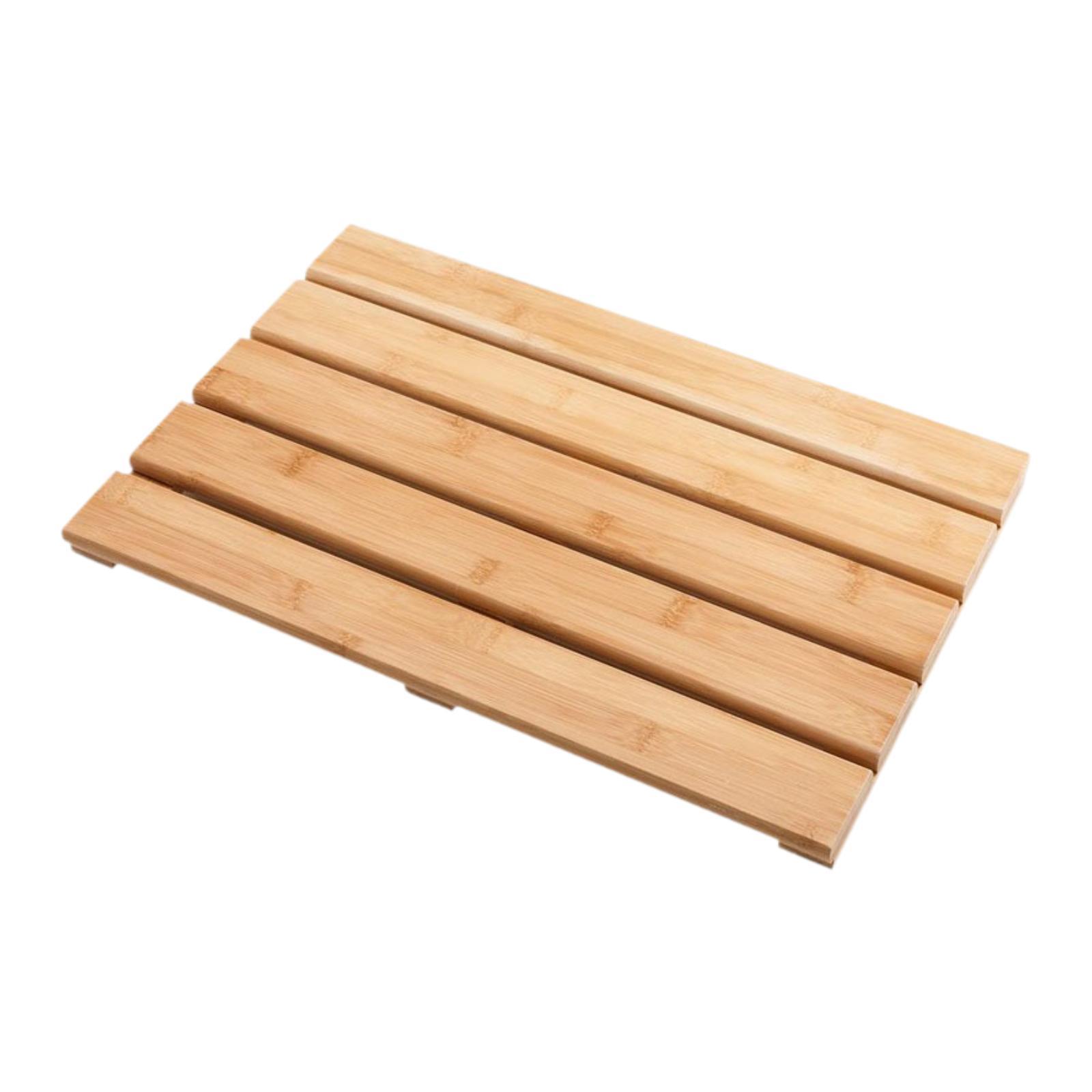 Bamboo Bath Mat Stylish Heavy  - Bamboo Bath Mat ulasan dan harga