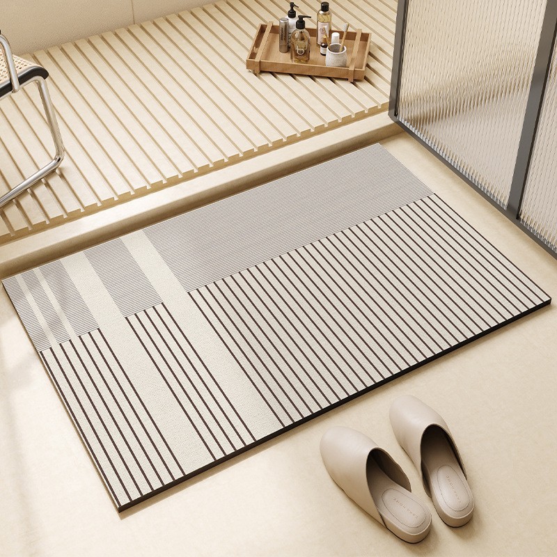Bathroom floor mats diatomaceo - Bamboo Bath Mat ulasan dan harga