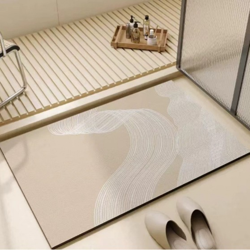 Bathroom floor mats diatomaceo - Bamboo Bath Mat ulasan dan harga
